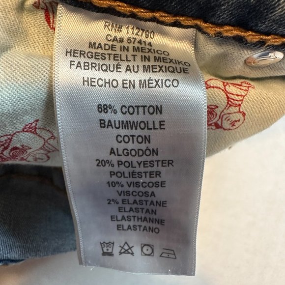 True Religion Women's Big T Stella Low Rise Skinny Jeans Size 31 - Picture 4 of 6